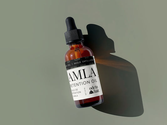 Ayurvedic amla hair oil for strengthening hair, reducing breakage, and supporting natural hair growth