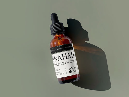Brahmi hair oil for scalp nourishment, calming the scalp, and supporting healthy hair growth